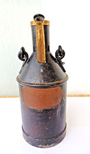 VECCHIO CONTENITORE PER PETROLIO/OLIO IN LAMIERA-USATO NELLE LOCOMOTIV