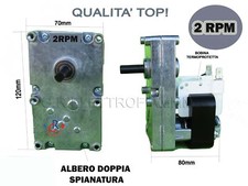 MOTORE MOTORIDUTTORE STUFA PELLET MELLOR MK 2RPM FB1193 FB1102 FB1187 FB1054 FB1