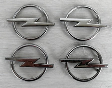 OPEL - LOTTO 4 STEMMI - IN METALLO - ORIGINALE - DIAMETRO = 5,5 CM