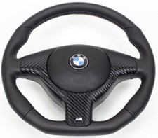 Volante pelle appiattito - in,