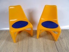 Mobili per bambole 2 sedie da