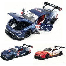 Modellino auto pressofuso Ford Mustang GT3 2024 1:24 giocattoli per ragazzi bambini regali
