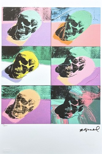 Andy warhol teschio - warhol, 6x