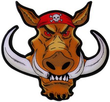 Patch maiale selvatico - 12x11