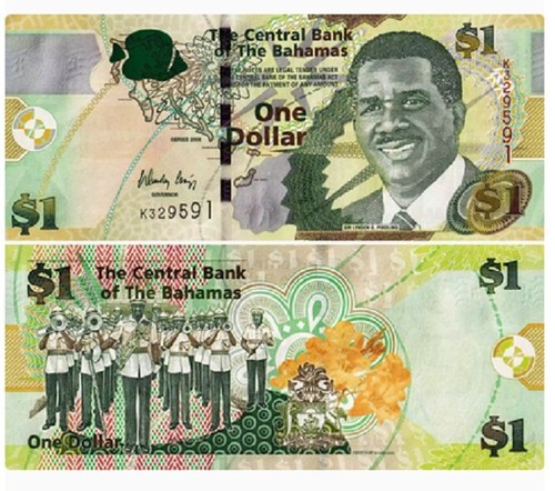 Banconota bahamas 2015 - banconota, 1
