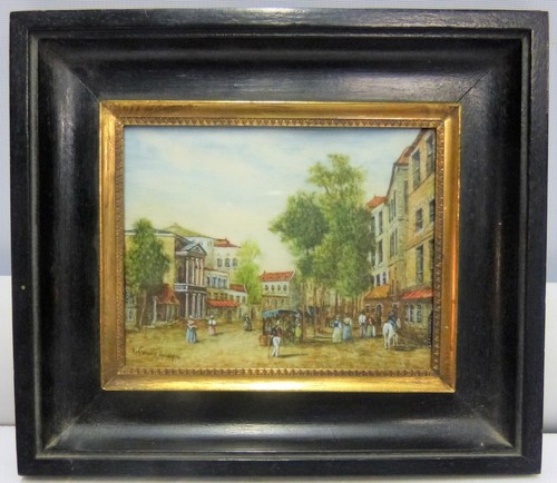 Tableau miniature peinte