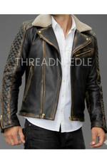 Giacca in vera pelle da uomo