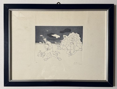 Quadro incisione ennio - incisione,