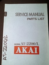 AKAI AT-2200 AT-2200L Manuale