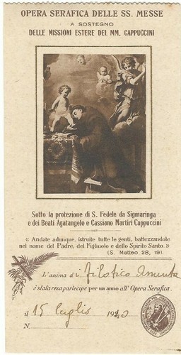 Santino antonio di padova - santino, s.