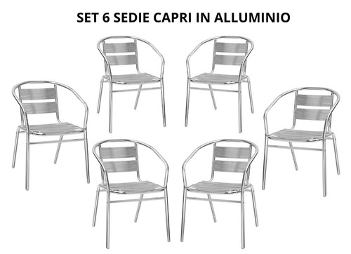 Sedie capri impermeabili in - 6,
