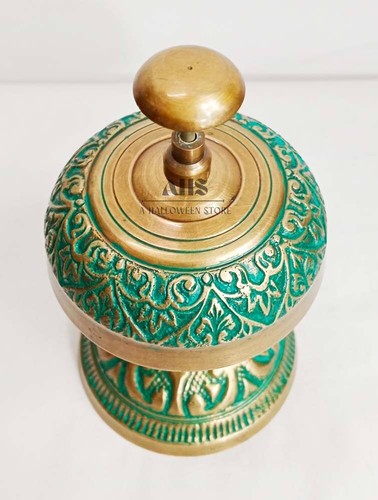 Campanello scrivania ottone - campanello,