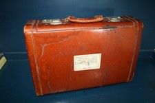 Valigia rigida pelle vintage