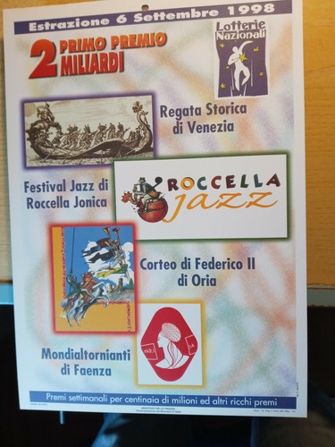 Locandina lotteria regata - locandina,
