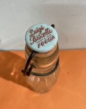 PUBBLICITARIA DA COLLEZIONE-PUGLIA-FOGGIA-GASSOSA BISCOTTI-BOTTIGLIA D'EPOCA