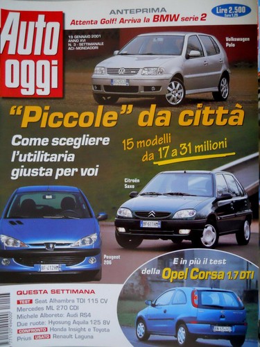 Auto oggi 2001 anteprima - 2001,