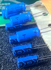 10x Vishay 22uF 50V 105°