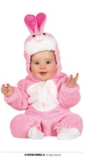 COSTUME BABY CONIGLIETTO ROSA