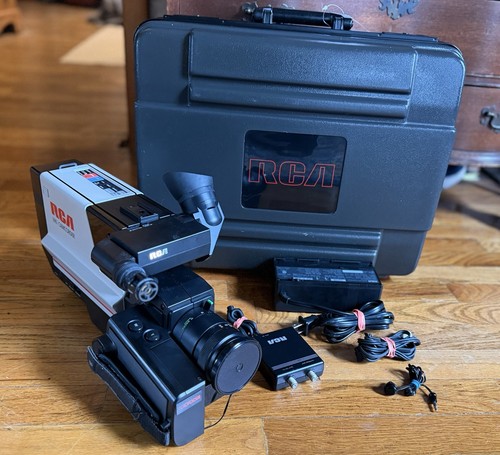 Videocamera vhs vintage rca - videocamera,