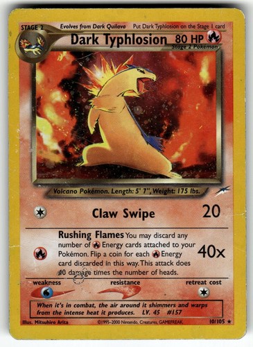 Dark typhlosion 105 - dark,