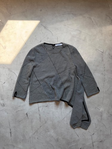 Maglione lana assimetrico - maglione,