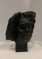 Busto Honore de Balzac di A. Rodin Apexis Rudier Fondeur Paris firmato pesante 