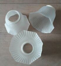 Lotto 3 Vetro Paralume Ricambio Lampadario Ventilatore Soffitto ORIEME