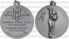 01295] MEDAGLIA 1940 - CAMPIONATO NAZIONALE PATTINAGGIO SU PISTA GIL GENOVA