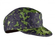 Genuine Danish Army M84 Flecktarn Camouflage Military Field Cap Sun Jungle Hat 