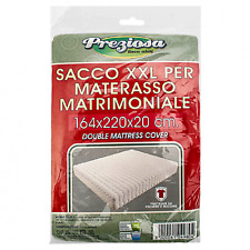 MAXIBUSTA SACCO XXL CUSTODIA PROTETTIVA COPRIMATERASSO MATRIMONIALE 164X220X20cm