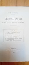 DI NICOLO' SANUTI, PRIMO CONTE DELLA PORRETTA DI G. B. COMELLI 1899 BOLOGNA