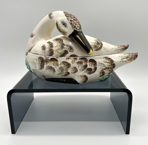 Antica zuppiera ceramica - zuppiera, xix
