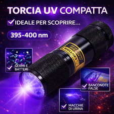 TORCIA UV VIOLA PORTATILE