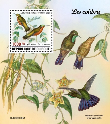 Francobolli colibrì colibri - francobolli,
