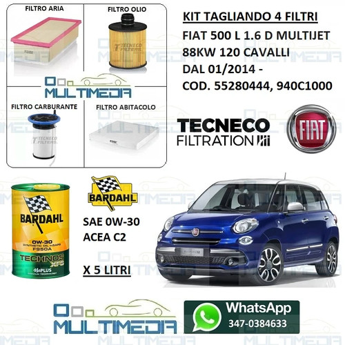 Kit tagliando filtri olio - tagliando,