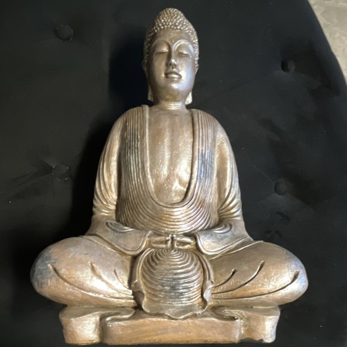 Vtg buddha statue seated - vtg,