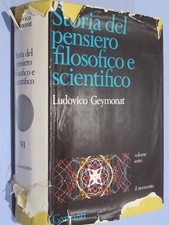 STORIA DEL PENSIERO FILOSOFICO