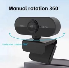 Webcam PC con microfono usb web cam Full HD 1080p Fotocamera Laptop Desktop