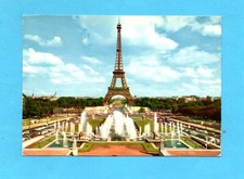 2542-CARTOLINA- PARIGI LA TORRE EIFFEL -Viaggiata 1974