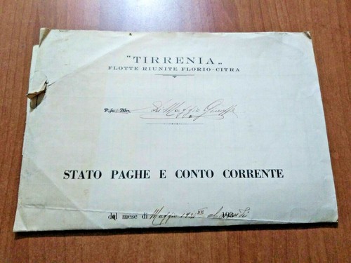 Tirrenia flotte riunite florio - tirrenia,
