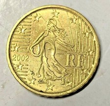 10 CENTESIMI DI EURO FRANCIA 2002 - SEMINATRICE - RIF. UNIFICATO 4.02 - CC -