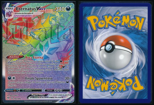 Carta pokémon eternatus - pokémon,