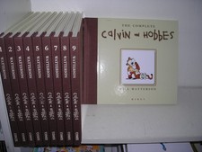 THE COMPLETE CALVIN AND HOBBES 10 VOLUMI CARTONATI COMPLETA ITALIANO RARI