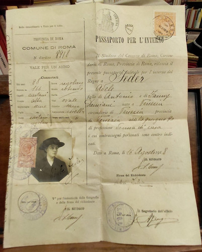 Passaporto per interno venezia - per,