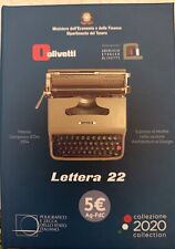 5 euro Serie Eccellenze Italiane – Olivetti Lettera 22 TRITTICO - 3 monete da 5€