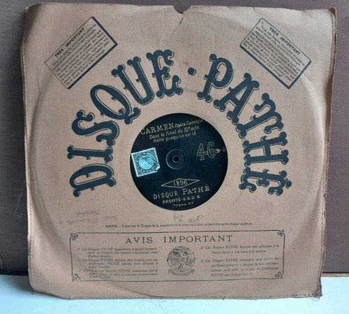 Disco vinile pathe 1896 - pathe,,