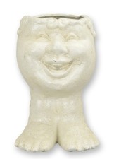 Una fioriera in ghisa replica