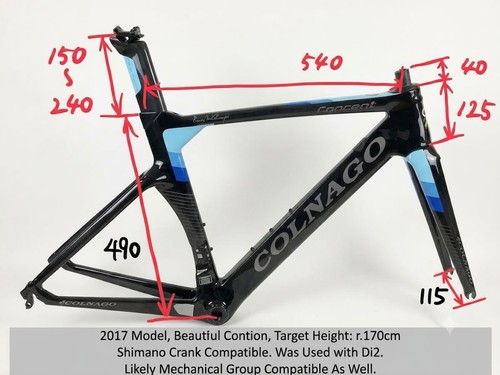 Set telaio strada carbonio