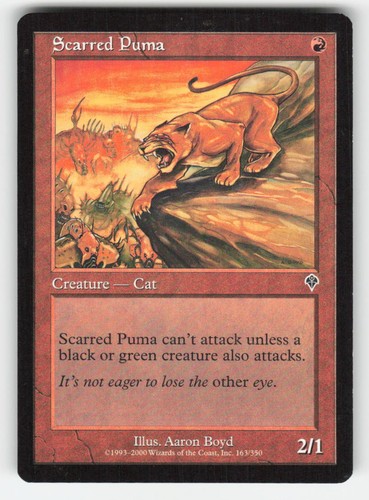 Puma invasion 163 mtg - puma,