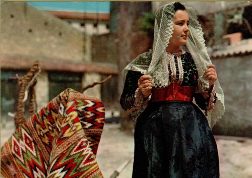 300646 cartolina costumi - cartolina,